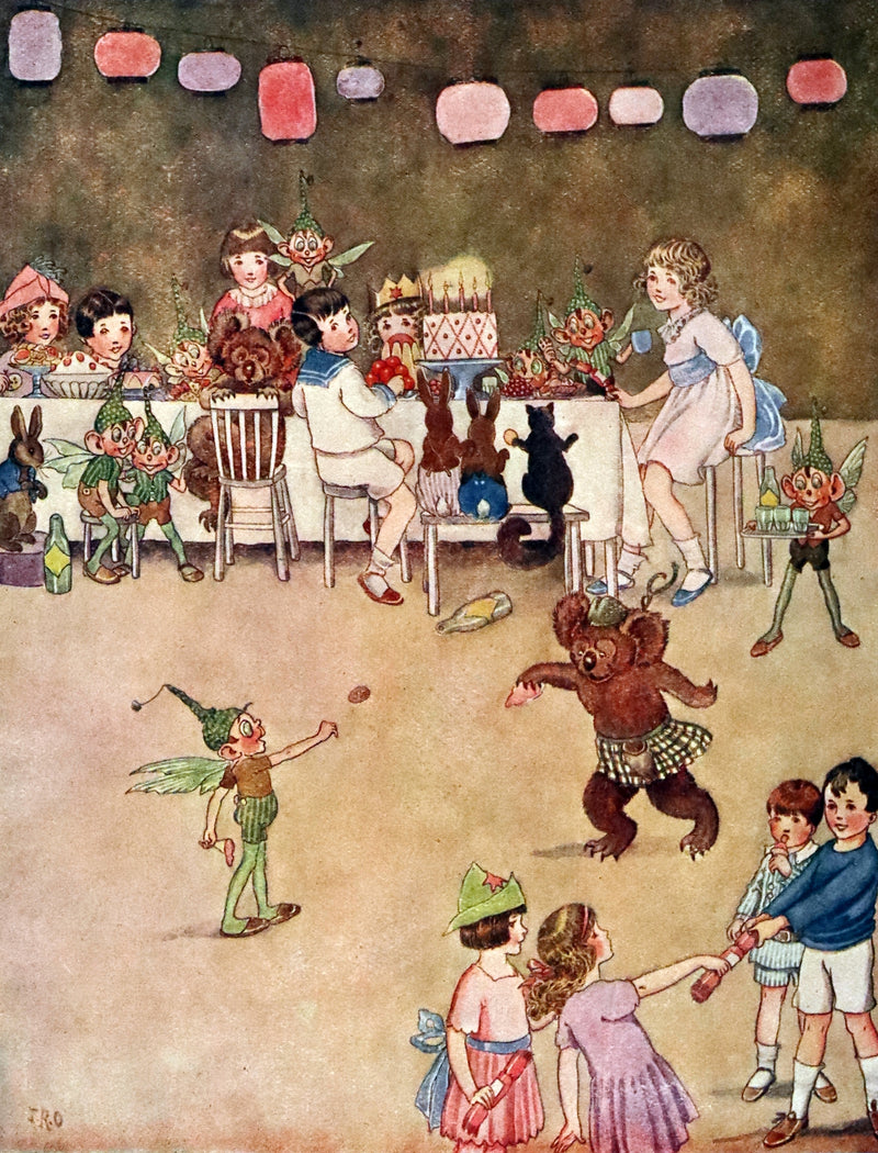1948 First Australian Edition - The Little Green Road to Fairyland by Ida Rentoul Outhwaite illustrated.