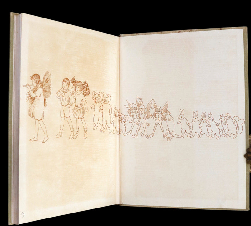 1948 First Australian Edition - The Little Green Road to Fairyland by Ida Rentoul Outhwaite illustrated.