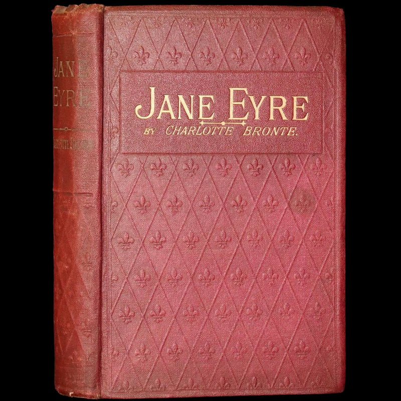 1890 Rare Victorian Book - Jane Eyre. An Autobiography by Currer Bell (Charlotte Brontë).