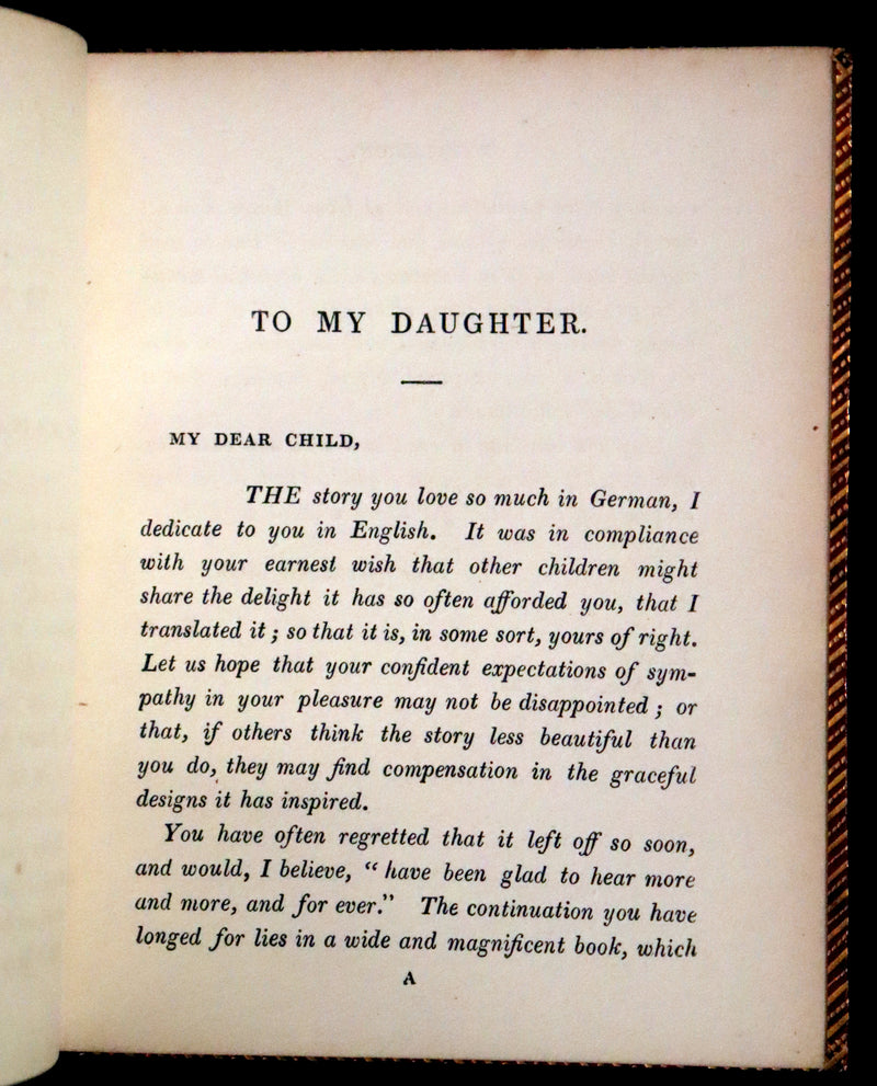 1834 Scarce First Edition - The Story Without An End by Sarah Austin illustrated by William Harvey.