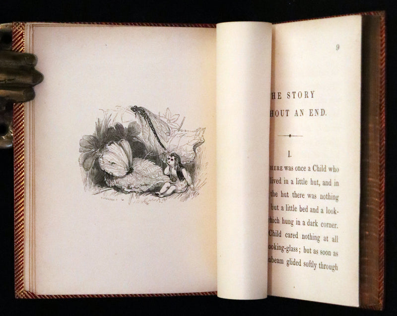 1834 Scarce First Edition - The Story Without An End by Sarah Austin illustrated by William Harvey.