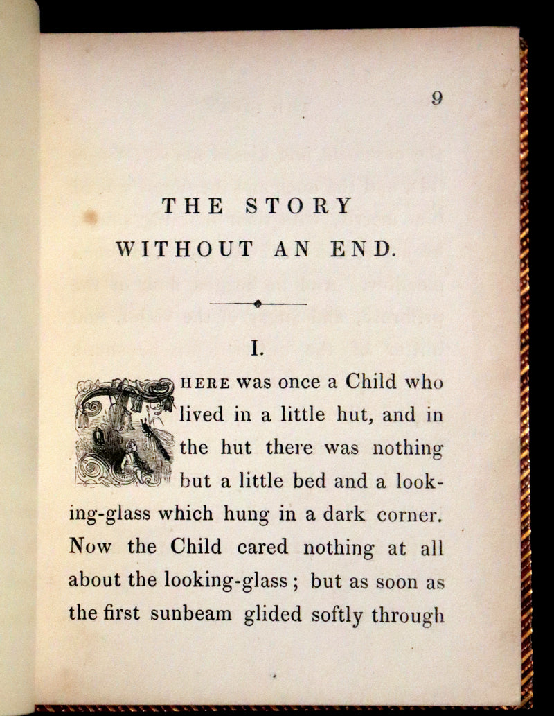 1834 Scarce First Edition - The Story Without An End by Sarah Austin illustrated by William Harvey.