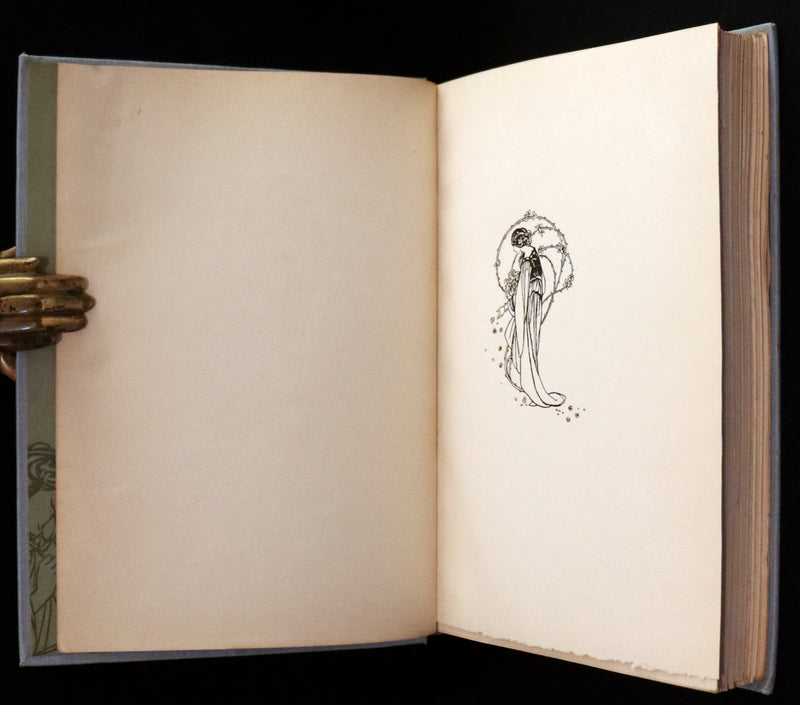 1914 Rare First Edition - Early Poems of William Morris Illustrated by Pre-Raphaelite Florence Harrison.