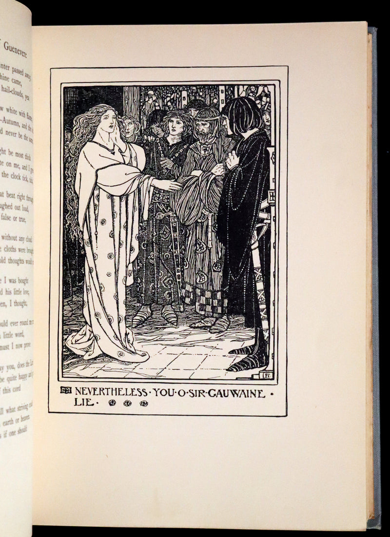 1914 Rare First Edition - Early Poems of William Morris Illustrated by Pre-Raphaelite Florence Harrison.
