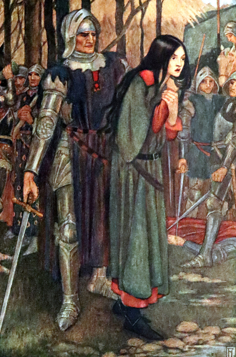 1914 Rare First Edition - Early Poems of William Morris Illustrated by Pre-Raphaelite Florence Harrison.