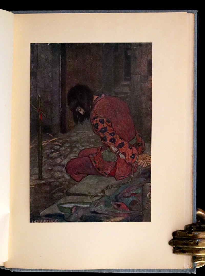 1914 Rare First Edition - Early Poems of William Morris Illustrated by Pre-Raphaelite Florence Harrison.