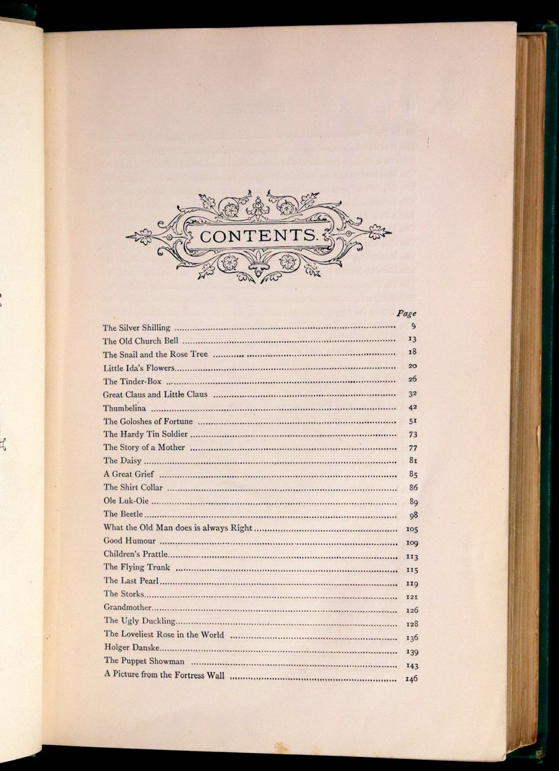 1870 Scarce Book - Hans Christian Andersen's Fairy Tales and Stories, Illustrated.