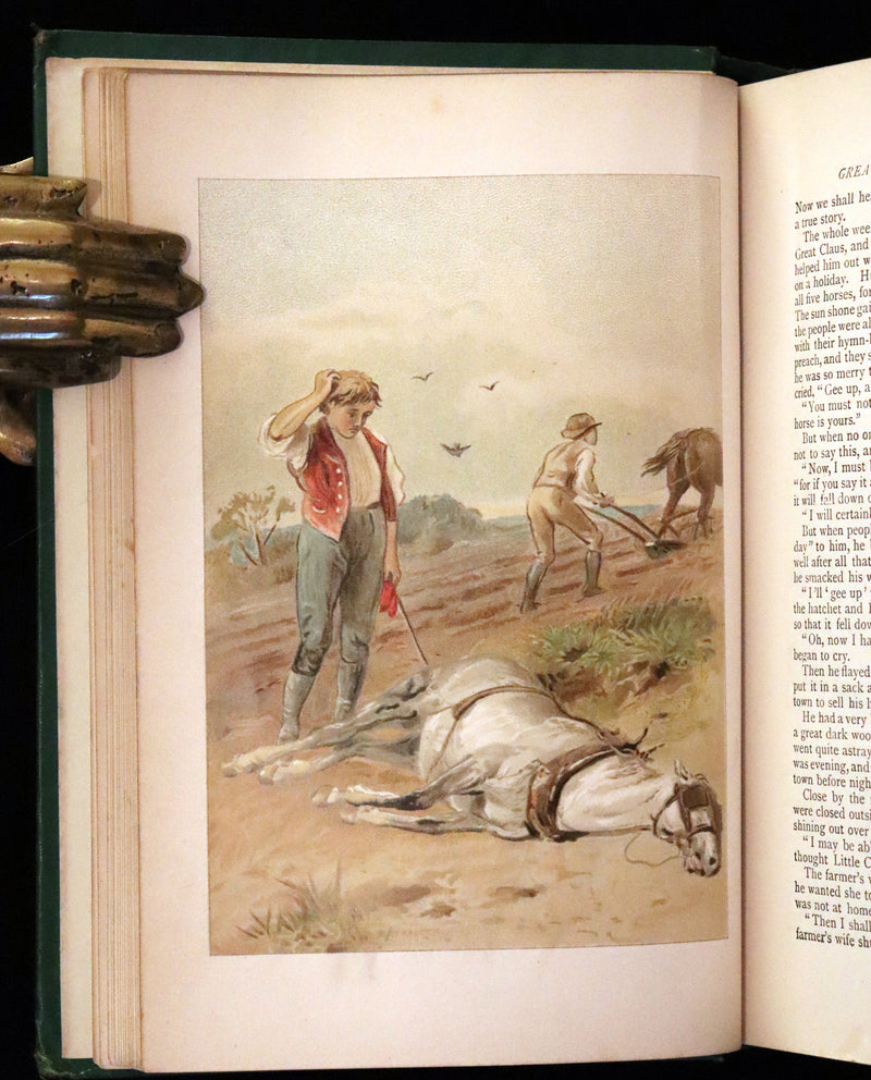 1870 Scarce Book - Hans Christian Andersen's Fairy Tales and Stories, Illustrated.