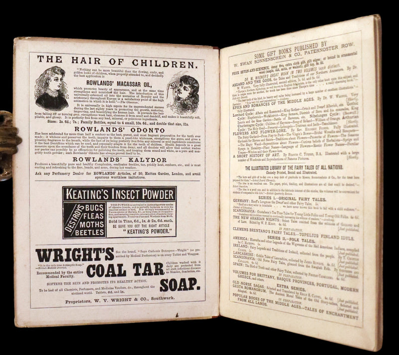 1880 Scarce First Edition Fairy Tale - Prince Narcissus and the Elfin King. Color illustrated.