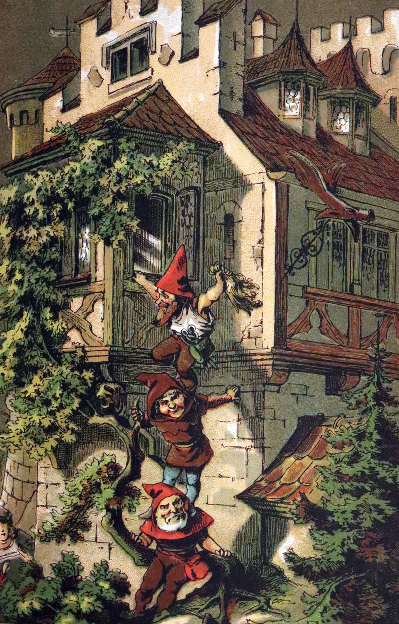 1880 Scarce First Edition Fairy Tale - Prince Narcissus and the Elfin King. Color illustrated.