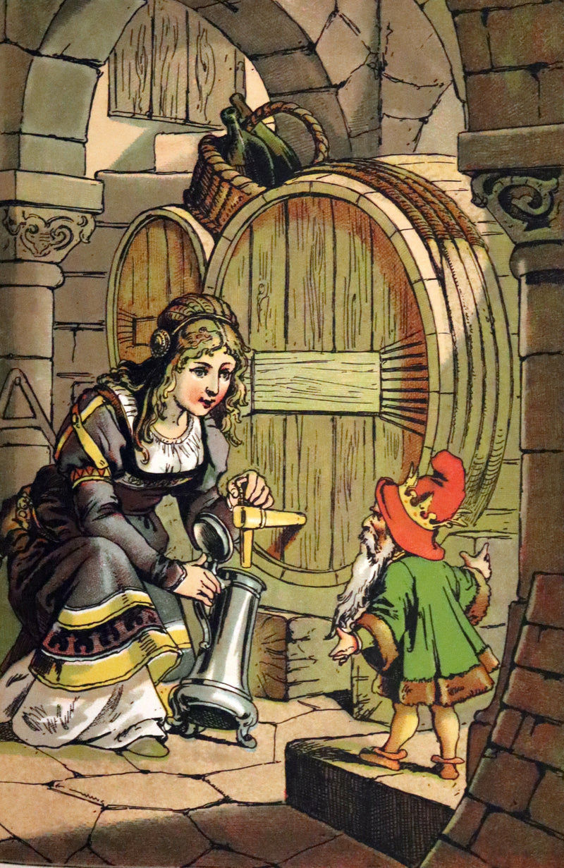 1880 Scarce First Edition Fairy Tale - Prince Narcissus and the Elfin King. Color illustrated.