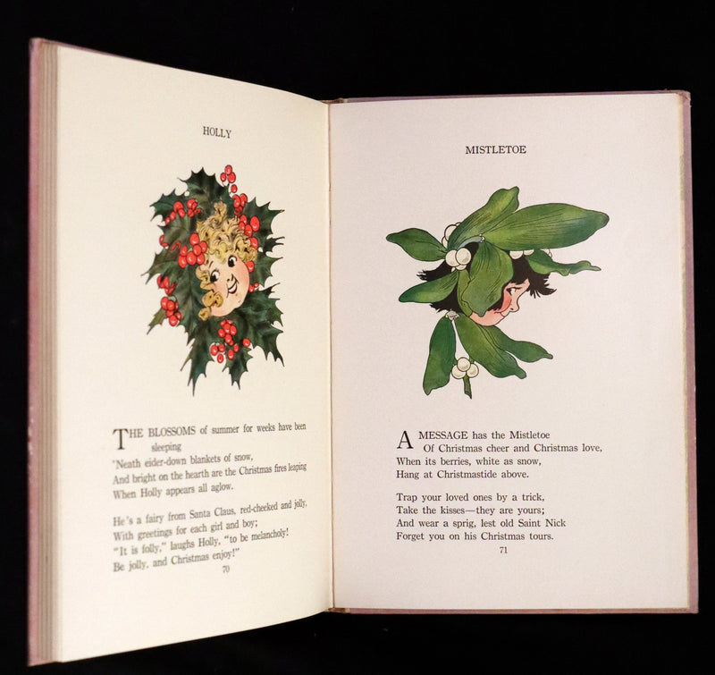 1914 Rare First Edition - The Flower Babies' Book by Anna M. Scott illustrated by "Penny" Ross.