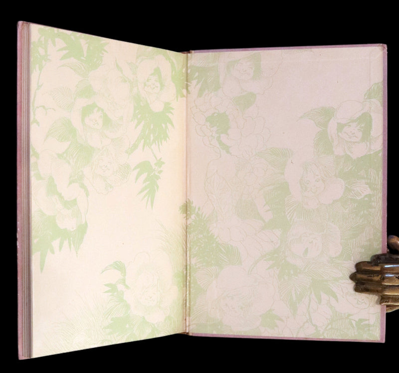 1914 Rare First Edition - The Flower Babies' Book by Anna M. Scott illustrated by "Penny" Ross.