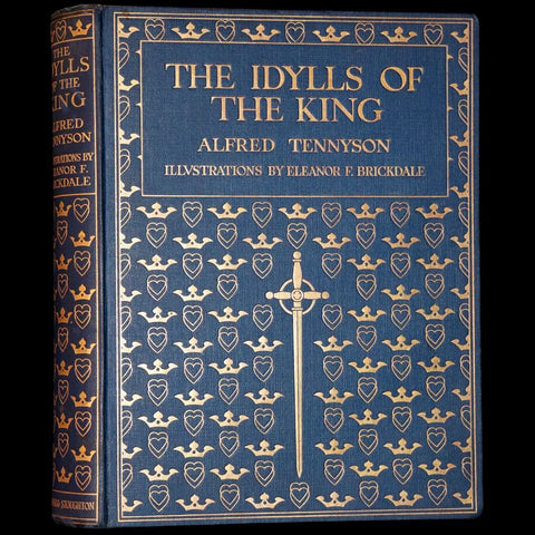 1911 1stED Illustrated by Pre-Raphaelite Eleanor Fortescue Brickdale - Idylls of the King Arthur.