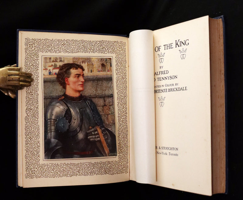 1911 1stED Illustrated by Pre-Raphaelite Eleanor Fortescue Brickdale - Idylls of the King Arthur.