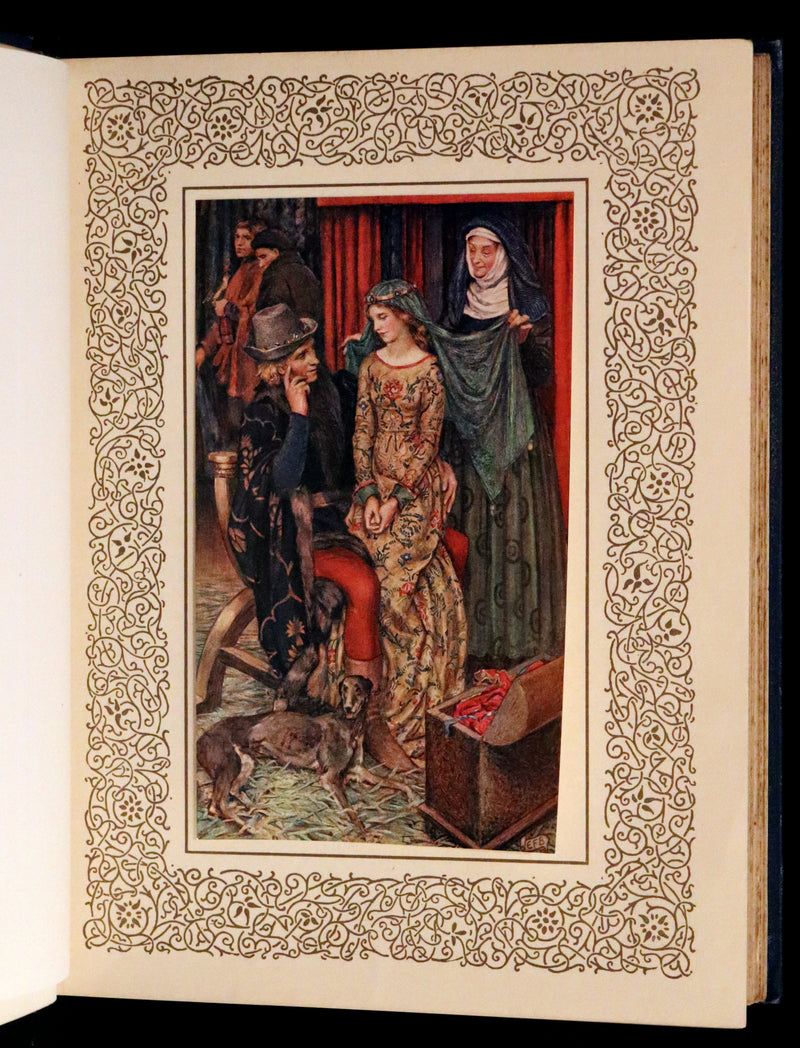 1911 1stED Illustrated by Pre-Raphaelite Eleanor Fortescue Brickdale - Idylls of the King Arthur.