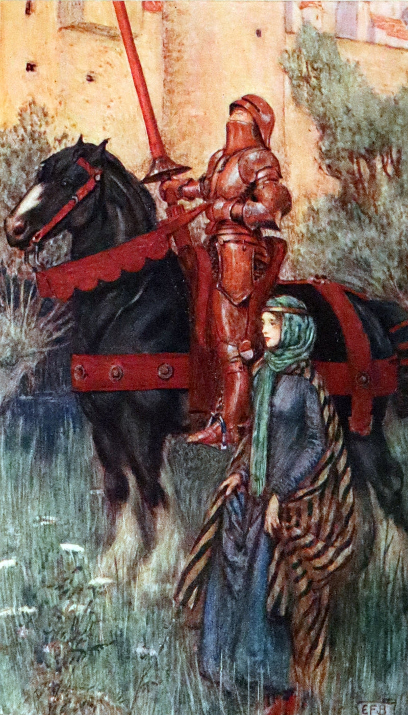 1911 1stED Illustrated by Pre-Raphaelite Eleanor Fortescue Brickdale - Idylls of the King Arthur.
