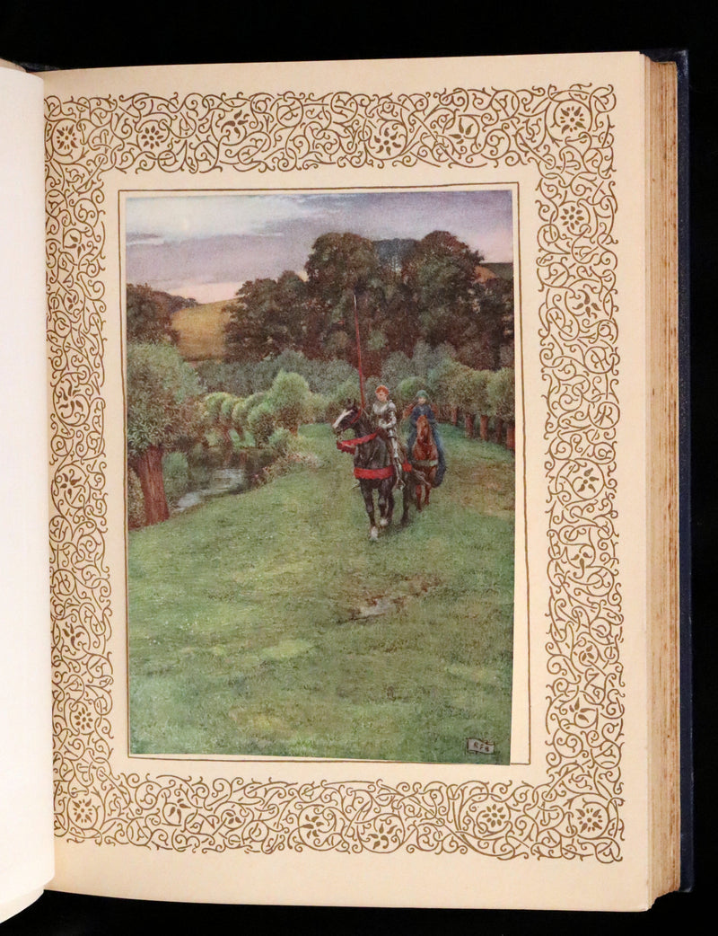 1911 1stED Illustrated by Pre-Raphaelite Eleanor Fortescue Brickdale - Idylls of the King Arthur.