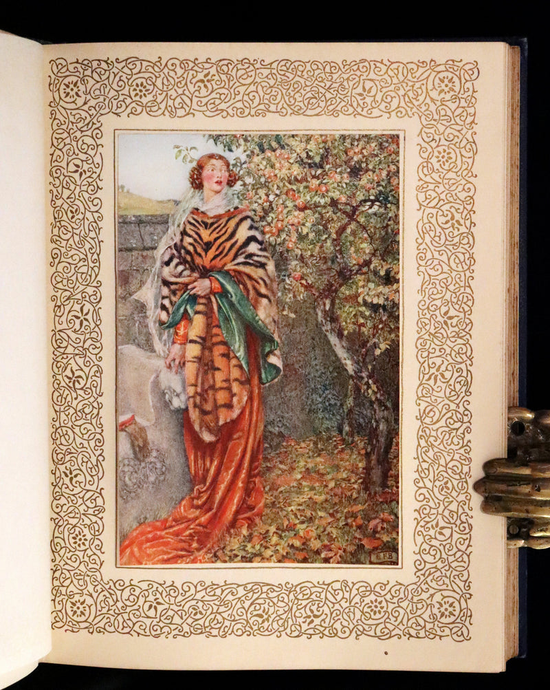 1911 1stED Illustrated by Pre-Raphaelite Eleanor Fortescue Brickdale - Idylls of the King Arthur.