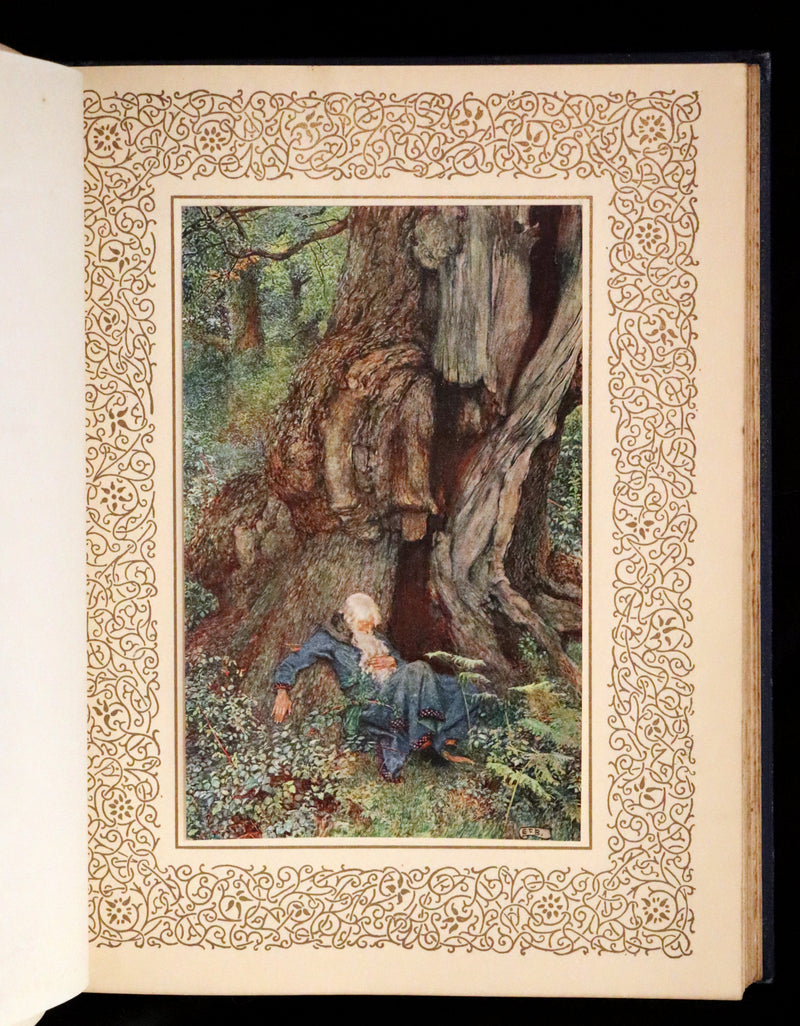 1911 1stED Illustrated by Pre-Raphaelite Eleanor Fortescue Brickdale - Idylls of the King Arthur.