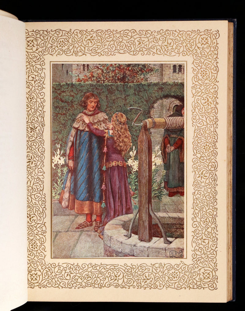 1911 1stED Illustrated by Pre-Raphaelite Eleanor Fortescue Brickdale - Idylls of the King Arthur.