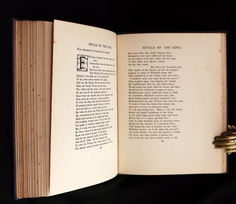 1911 1stED Illustrated by Pre-Raphaelite Eleanor Fortescue Brickdale - Idylls of the King Arthur.