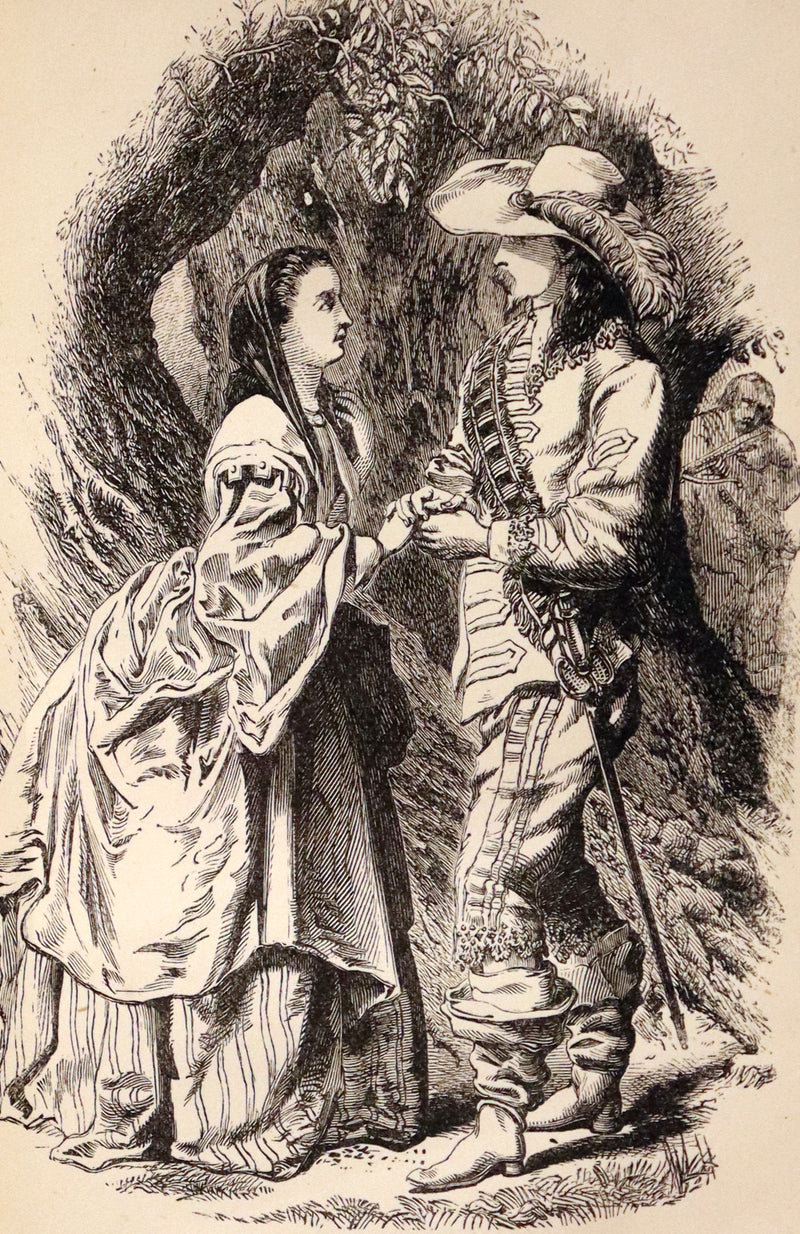 1861 Rare 1stED illustrated by Keeley Halswelle ~ Poetical Works of Walter Scott. Lady of the Lake.