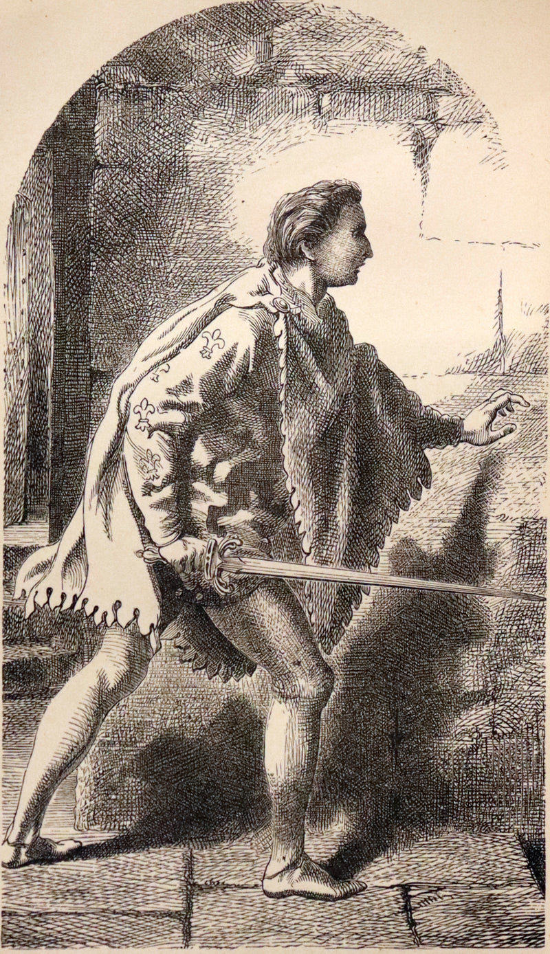 1861 Rare 1stED illustrated by Keeley Halswelle ~ Poetical Works of Walter Scott. Lady of the Lake.