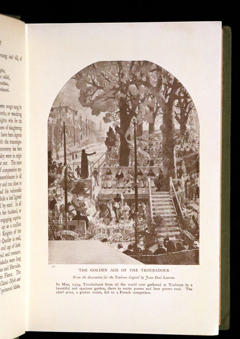1912 Rare Book - Romance and Legend of Chivalry by A. R. Hope Moncrieff. Illustrated.