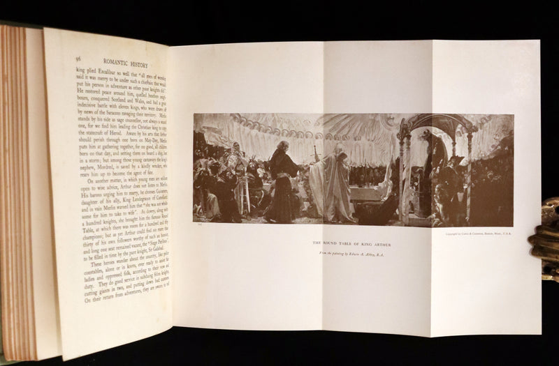 1912 Rare Book - Romance and Legend of Chivalry by A. R. Hope Moncrieff. Illustrated.