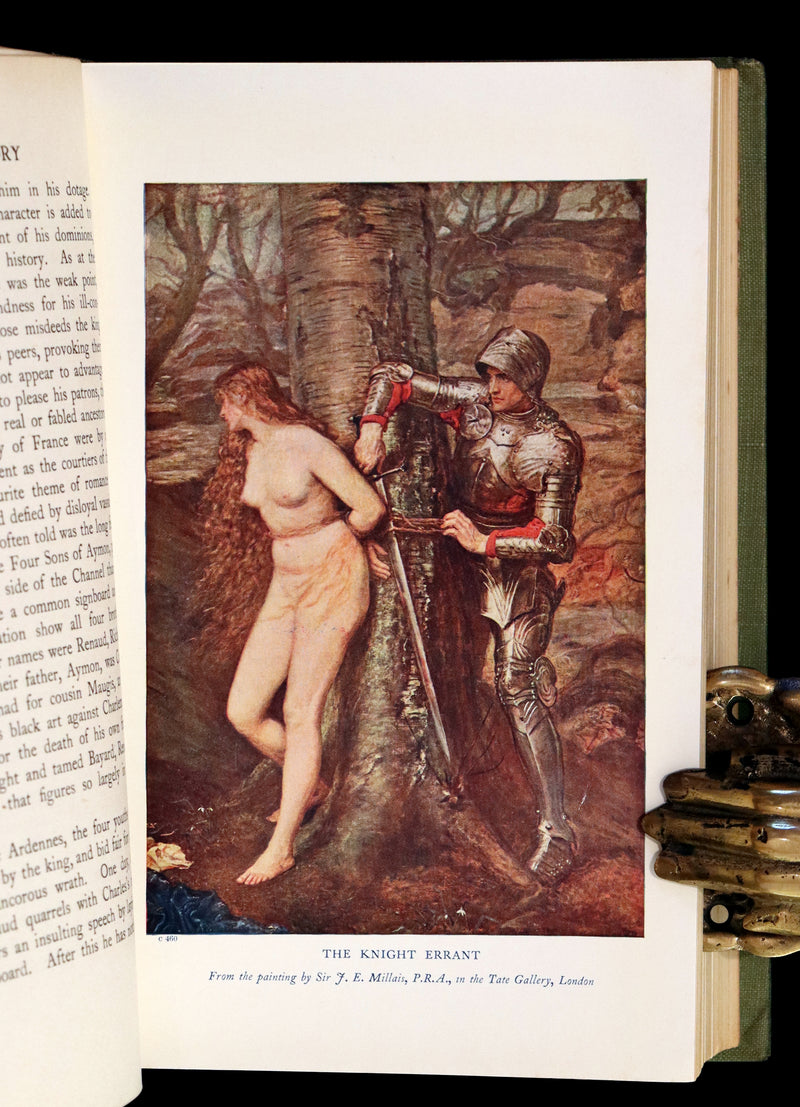 1912 Rare Book - Romance and Legend of Chivalry by A. R. Hope Moncrieff. Illustrated.