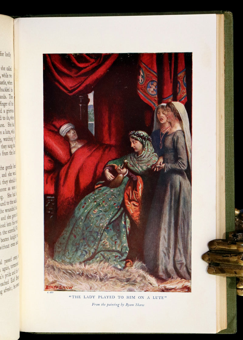 1912 Rare Book - Romance and Legend of Chivalry by A. R. Hope Moncrieff. Illustrated.