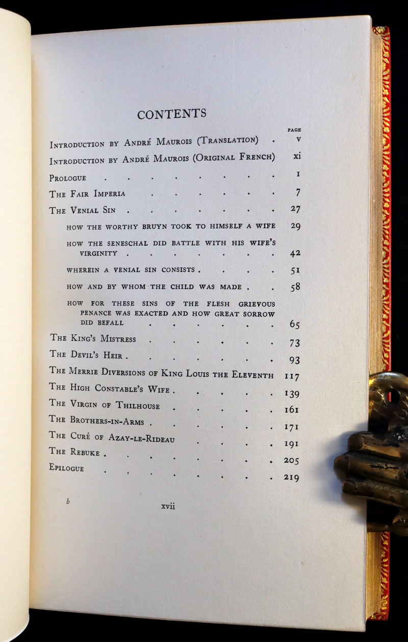 1926 Limited Curiosa bound by Bayntun - Balzac's Ten Droll Tales illustrated by Jean de Bosschère.