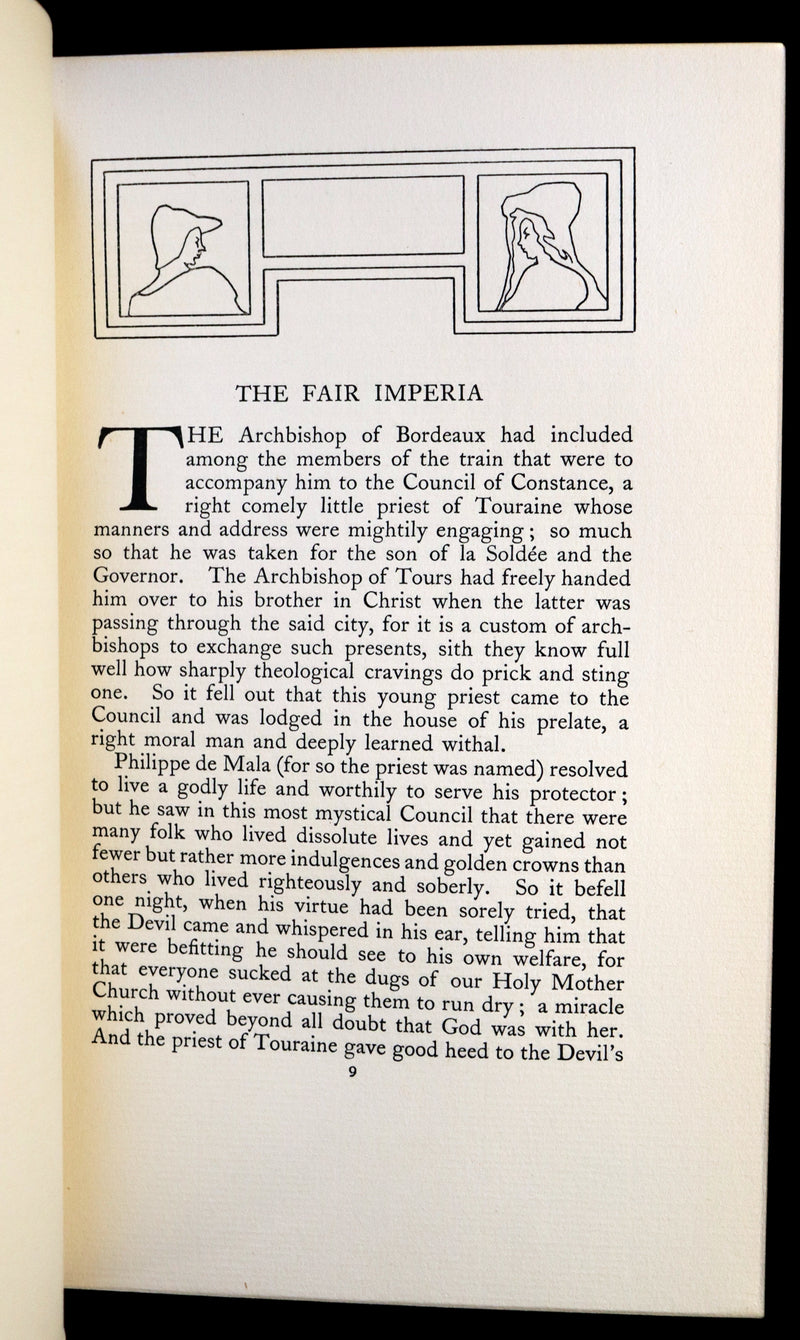 1926 Limited Curiosa bound by Bayntun - Balzac's Ten Droll Tales illustrated by Jean de Bosschère.