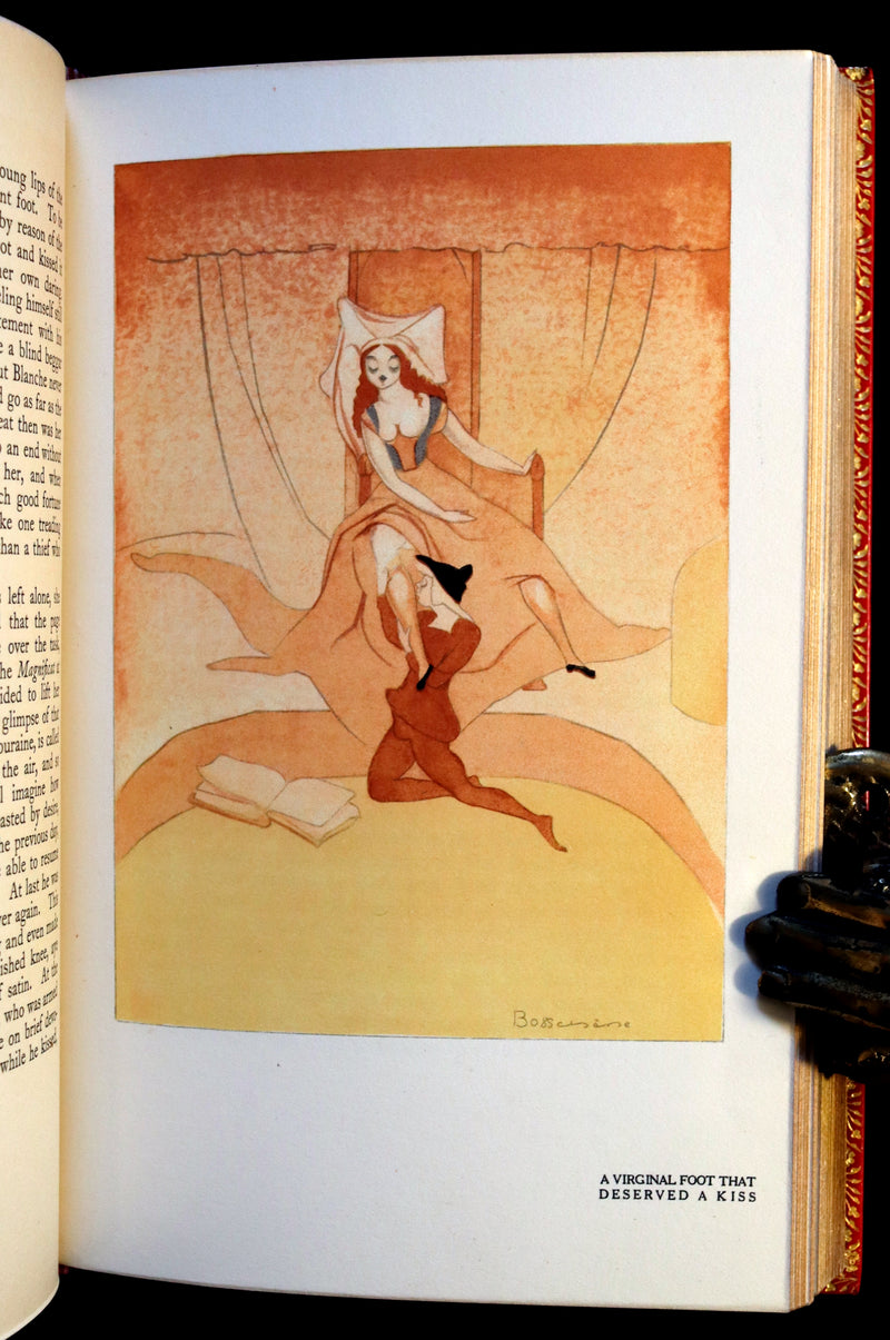 1926 Limited Curiosa bound by Bayntun - Balzac's Ten Droll Tales illustrated by Jean de Bosschère.