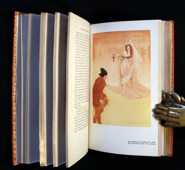 1926 Limited Curiosa bound by Bayntun - Balzac's Ten Droll Tales illustrated by Jean de Bosschère.
