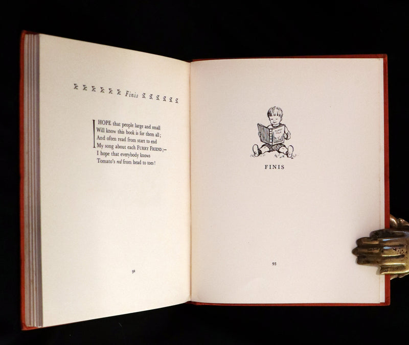 1931 First Edition inscribed by the Author - Furry Folk & Fairies by Margery Hart, Illustrated by Elizabeth Bevan & Norman Hart.