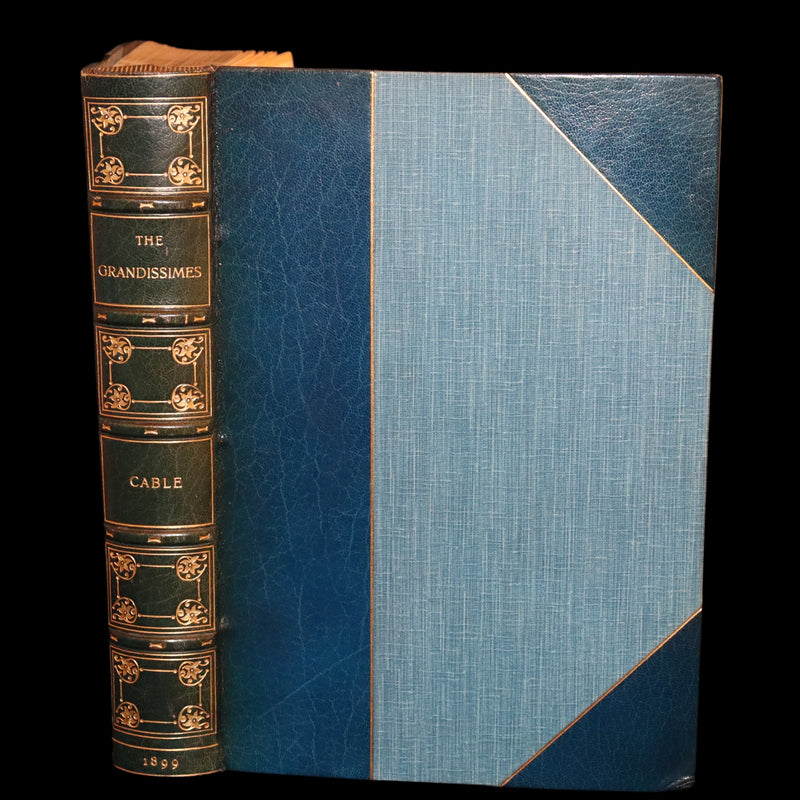 1899 Scarce Edition bound by Bayntun - Story of Creole Life in New Orleans, The Grandissimes by G. W. Cable.