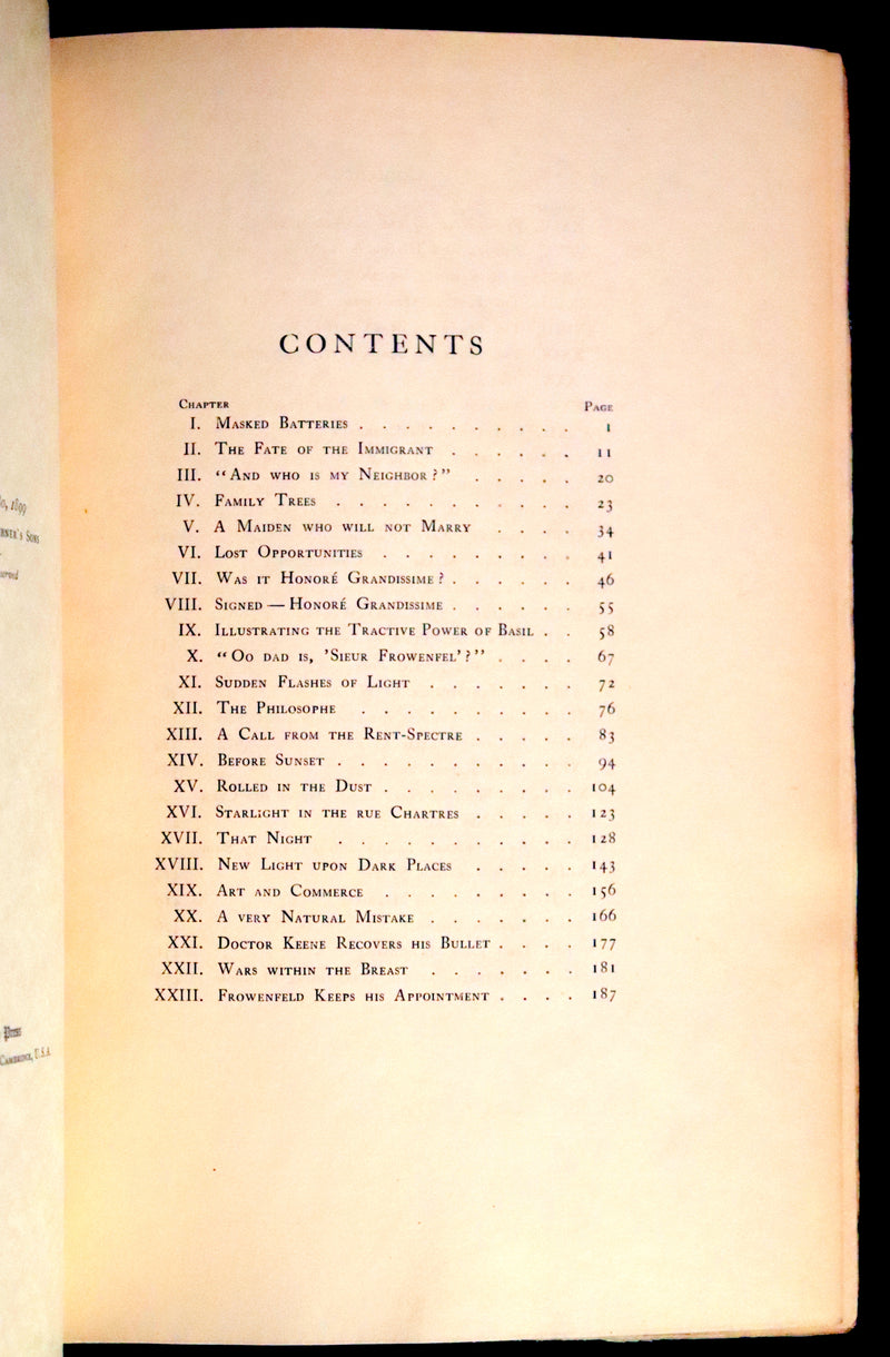 1899 Scarce Edition bound by Bayntun - Story of Creole Life in New Orleans, The Grandissimes by G. W. Cable.