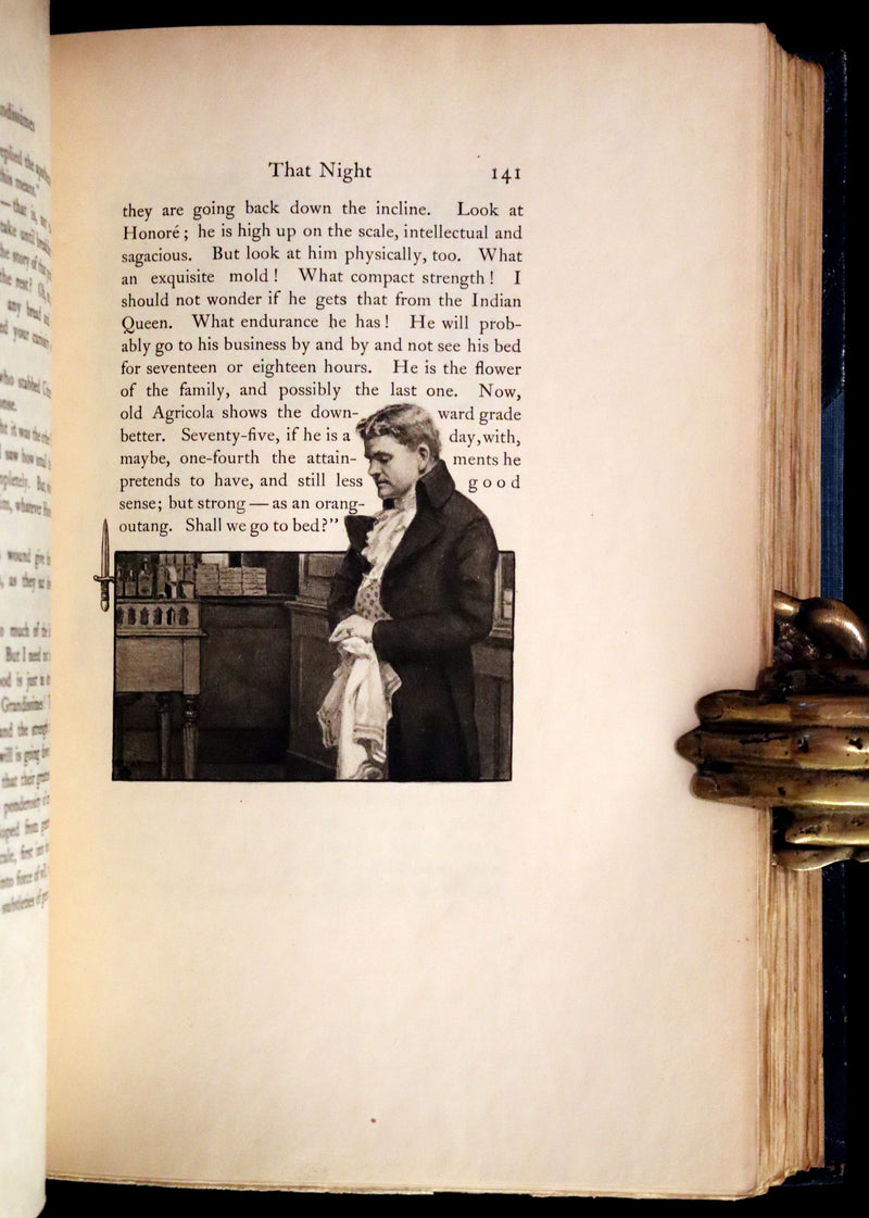 1899 Scarce Edition bound by Bayntun - Story of Creole Life in New Orleans, The Grandissimes by G. W. Cable.