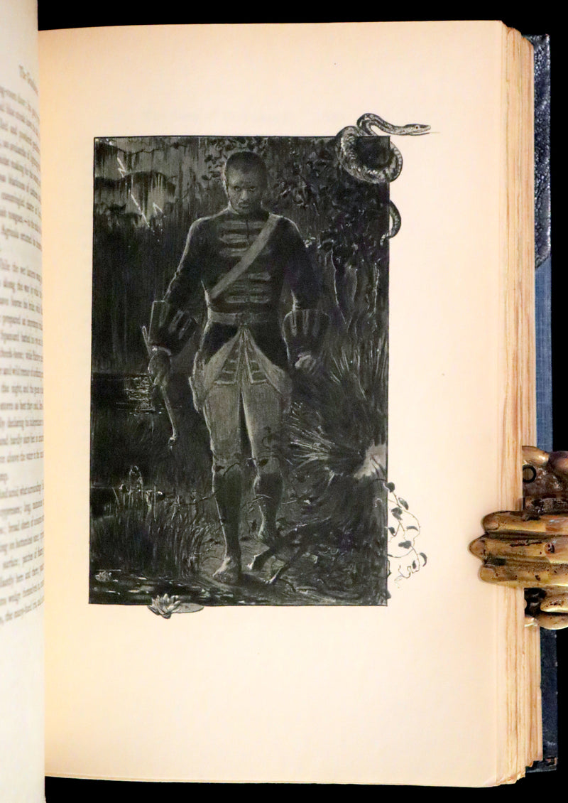 1899 Scarce Edition bound by Bayntun - Story of Creole Life in New Orleans, The Grandissimes by G. W. Cable.