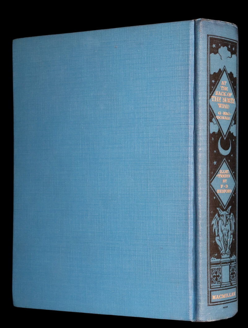 1924 Rare First Edition - At The Back of The North Wind Illustrated by Francis Donkin Bedford.