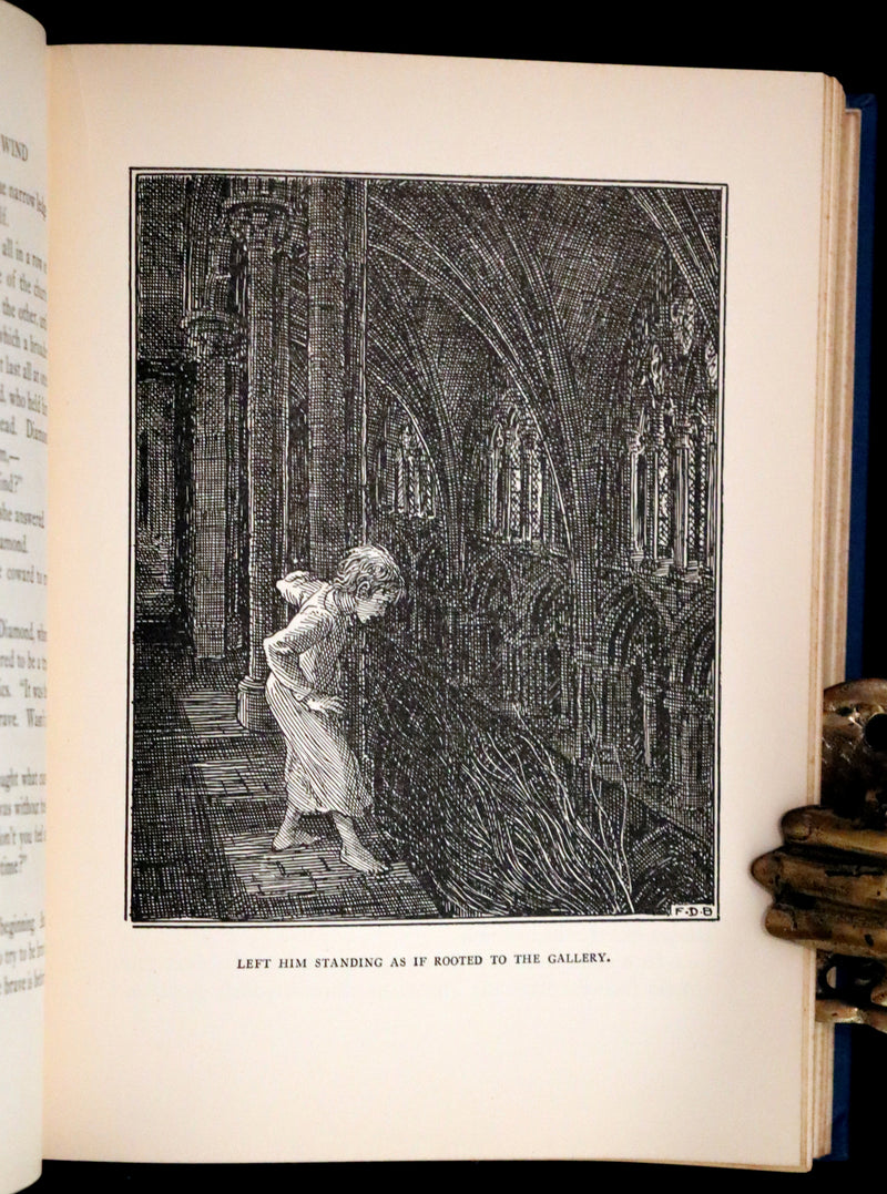 1924 Rare First Edition - At The Back of The North Wind Illustrated by Francis Donkin Bedford.