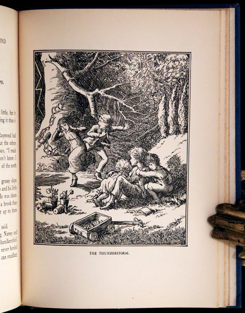 1924 Rare First Edition - At The Back of The North Wind Illustrated by Francis Donkin Bedford.