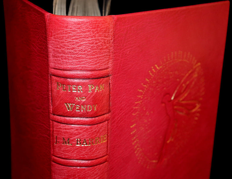1931 Exquisite Binding - Peter Pan & Wendy. First Illustrated Edition by Gwynedd Hudson.