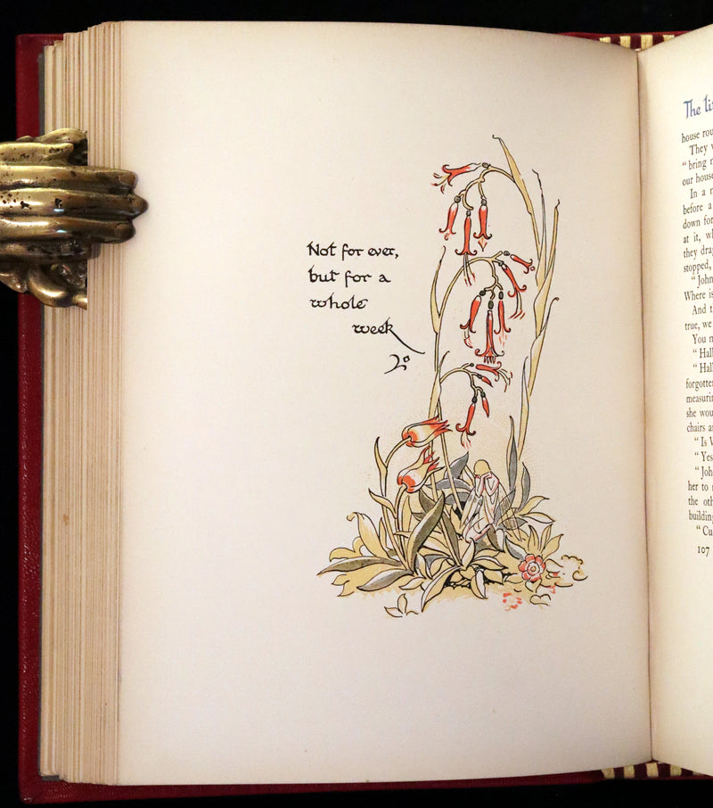 1931 Exquisite Binding - Peter Pan & Wendy. First Illustrated Edition by Gwynedd Hudson.