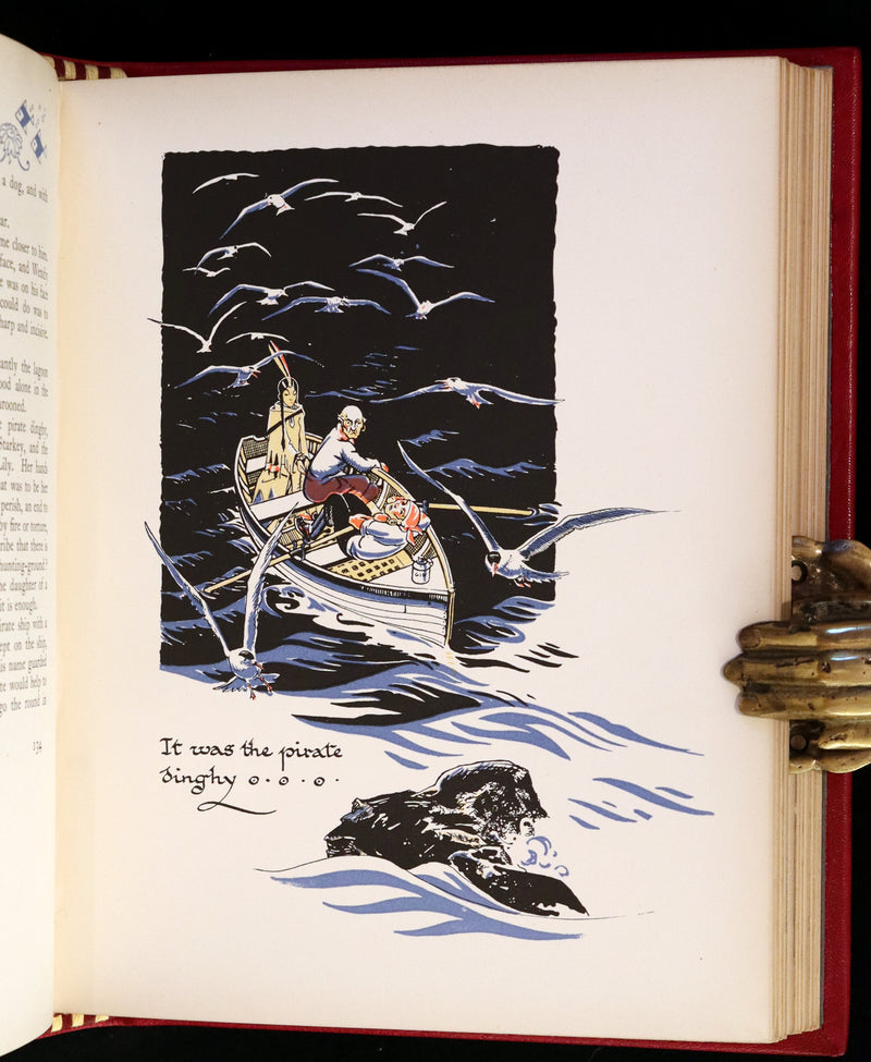 1931 Exquisite Binding - Peter Pan & Wendy. First Illustrated Edition by Gwynedd Hudson.