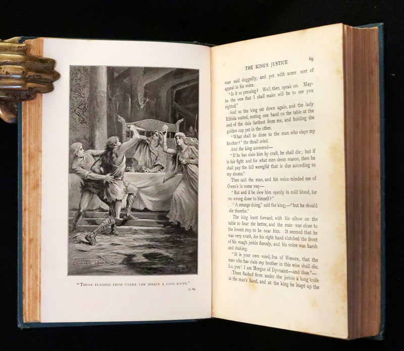 1904 Scarce First Edition - A Prince of Cornwall In The Days Of King Ina Of Wessex Illustrated by Lancelot Speed.