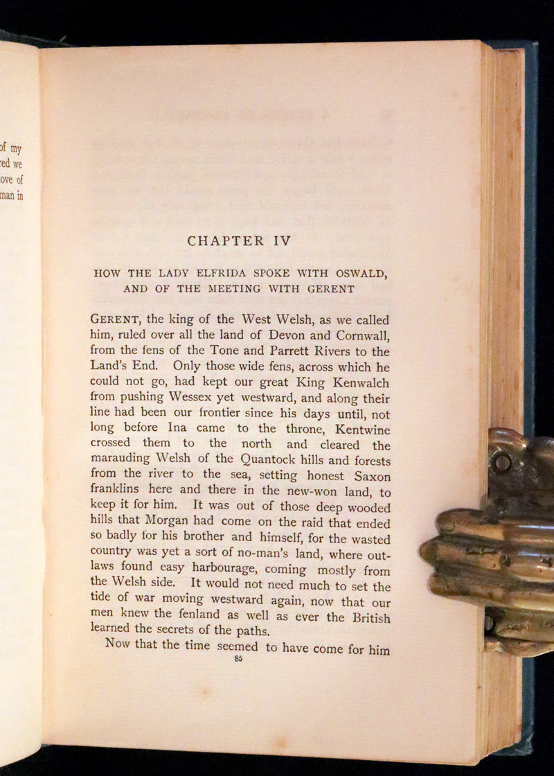 1904 Scarce First Edition - A Prince of Cornwall In The Days Of King Ina Of Wessex Illustrated by Lancelot Speed.