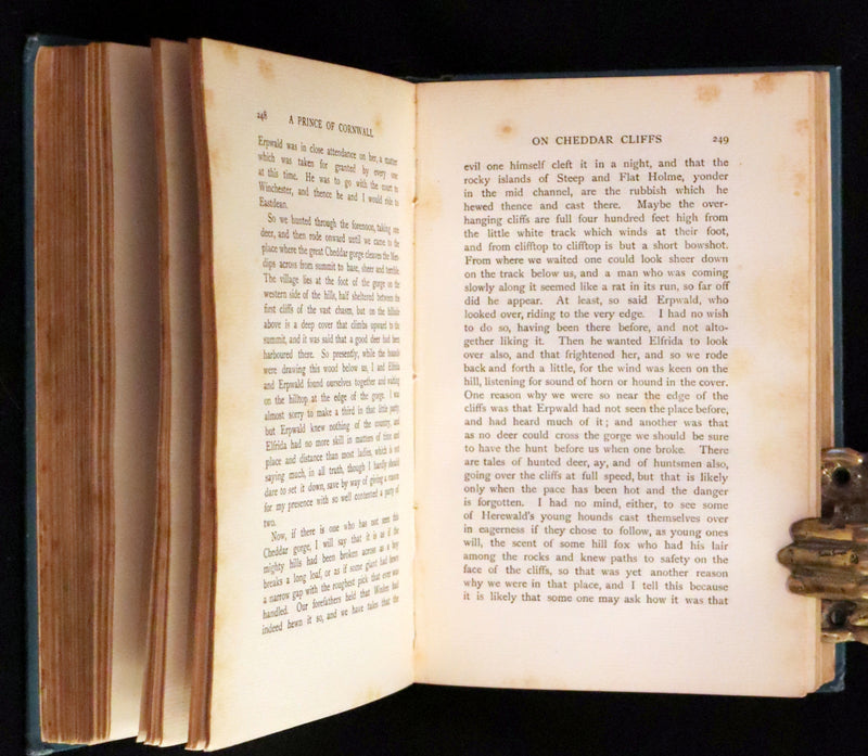 1904 Scarce First Edition - A Prince of Cornwall In The Days Of King Ina Of Wessex Illustrated by Lancelot Speed.